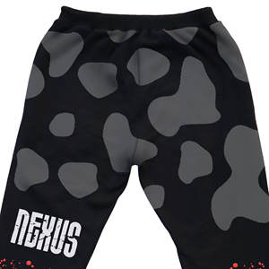 Pantalon de survêtement pour homme Streetwear en coton léger, avec impression DTG, effet délavé à l'acide, cordon de serrage - Product Image 5