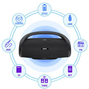 Kostenlose Probe tragbare Boombox Wireless Outdoor 4 Zoll Super Bass Party <span class=keywords><strong>Box</strong></span> wasserdicht OEM Mobile Boombox <span class=keywords><strong>2</strong></span> Woofer Lautsprecher - Product Image 5