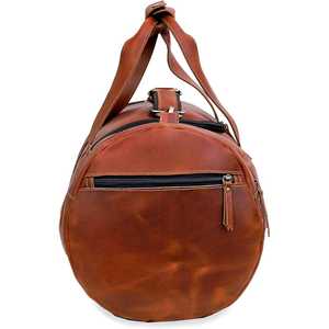 Alta calidad al aire libre Camping Extra grande hombres llevar ropa bolsas de viaje Pu cuero lona deportes viaje Duffle - Product Image 1
