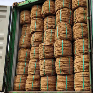 Cesta colgante de cuerda de coco de alta calidad del fabricante vietnamita Estilo vintage Producto de jardín para el hogar más vendido - Product Image 1