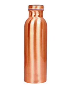 Mayorista Botella de cobre Diseño martillado Beneficio para la salud Botella de cobre para beber Leche Botella con acabado brillante - Product Image 5