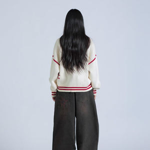 Sweat-shirt en molleton surdimensionné personnalisable, logo personnalisé en gros, streetwear décontracté, poids lourd, uni, doux - Product Image 3