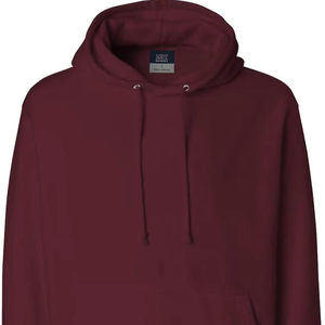 Sudadera con capucha de algodón pesado personalizada para hombre, sudadera deportiva informal con cordón grueso para invierno - Product Image 1