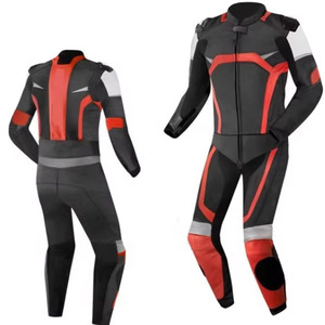 Nuevo Traje de Motociclista Hecho de Cuero Vacuno Resistente con Ropa de Carreras Automovilísticas de Alta Calidad Traje de Cuero de Motociclista OEM para Hombre - Product Image 3