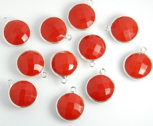 Très beau quartz citron 10mm coupe ronde pierres précieuses ensemble de lunette connecteur bijoux faits à la main pour faire cadeau de couple de la Saint-Valentin - Product Image 4