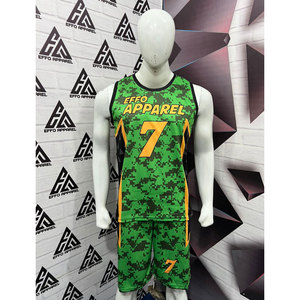 Uniforme de Baloncesto Personalizado al por Mayor de Primera Calidad con Diseño Único para Hombre/Mujer, Sublimación OEM - Product Image 1