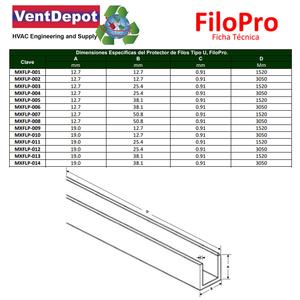 อลูมิเนียมโปรไฟล์ คาลิเบอร์ 20 MXFLP-024 ขนาด 1x2x1 นิ้ว 3.05 เมตร C.20 อุปกรณ์ประตูและหน้าต่าง - Product Image 3
