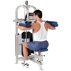 Machine d'entraînement latéral réglable pour la force des épaules, usage commercial, équipement de gym à structure en acier - Product Image 1