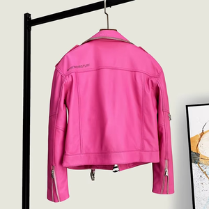 Veste coupe-vent d'hiver à capuche pour femme Hadeed Enterprises HE-iY-627, coupe ajustée, fermeture éclair, taille régulière et grande taille, respirante, rose et blanc - Product Image 5