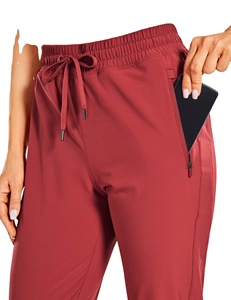 Pantalones Deportivos de Pana para Mujer, Cintura Alta, Frente Plano, 100% Algodón, para Invierno, Más Vendidos - Product Image 6