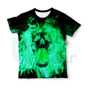 Venta al por mayor de alta calidad por encargo camiseta unisex Diseña tu propio impreso manga corta estilo de moda para hombres y mujeres parejas - Product Image 1