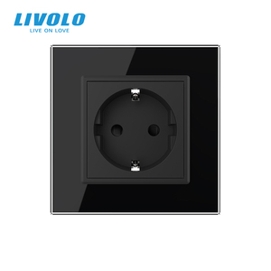 <span class=keywords><strong>Presa</strong></span> di Corrente Standard EU Senza Viti LIVOLO 250V 16A, <span class=keywords><strong>Presa</strong></span> a Muro Senza Viti, <span class=keywords><strong>Pannello</strong></span> Singolo 80*80, Dispositivo Elettrico con Certificazione <span class=keywords><strong>VDE</strong></span> - Product Image 4