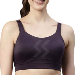 Último diseño personalizado impresión mujeres gimnasio sujetador Spandex Nylon hecho mujeres gimnasio sujetador para la venta - Product Image 1