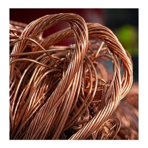 เศษทองแดงบริสุทธิ์สูง ลวดทองแดงสีแดง 99.99% วัสดุรีไซเคิลสายเคเบิลสำหรับงานเชื่อม ดัด และคลายม้วน - Product Image 1
