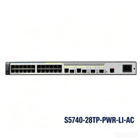 S5720-28TP-PWR-LI-AC 24 Port Gigabit PoE+ Managed Switch 4 SFP Uplink 336Gbps Switch Jaringan Enterprise