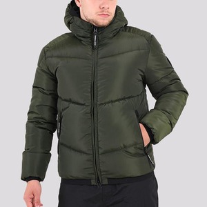 ¡Novedad de invierno 2024! Chaqueta acolchada de manga larga con cremallera para hombre, fabricada en Pakistán personalizada etiqueta privada, fábrica Ayat Export para primavera - Product Image 1
