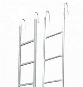 Echelle <span class=keywords><strong>De</strong></span> Singe Tube Rond Echafaudage Acier Galvanise Construction Antiderapante Echelles Marche Escalier <span class=keywords><strong>Auxiliaire</strong></span> - Product Image 1