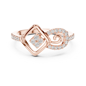 Anillo de Oro Blanco de 14K con Diamante Cultivado en Laboratorio de 0.24 Ct, Corte Redondo, Certificado IGI, Moderno, para Mujer |   Ropa de Oficina |   Diamante Cultivado Nuevo - Product Image 2