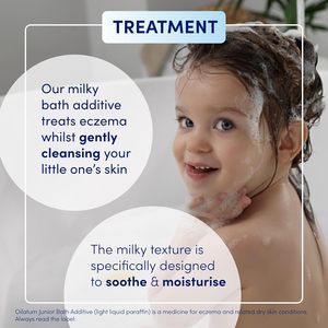 Oilatum Junior 300ml, Aditivo Ligero para Baño de Parafina Líquida, Producto para Baño de Bebés - Product Image 3