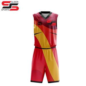 Camisetas de baloncesto personalizadas de la mejor calidad uniforme de baloncesto al por mayor nuevo diseño uniformes de baloncesto de bajo precio - Product Image 5