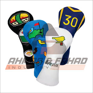 Ready to Ship Commercial Custom PU Leather Embroidery Golf <b>Driver</b> <b>Headcover</b> Set for Golf Enthusiasts - Product Image 3