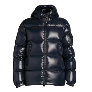 Factory Made <b>Cheap</b> Price High Street Style Letter Pattern Stand Detachable Hood Warm Insulated <b>Puffer</b> <b>Jacket</b> for Winter Use - Product Image 1