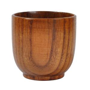 Tasse en bois naturel artisanale avec grain de bois véritable, écologique, pour le thé et le café, pour la maison, la cuisine, le café, l'hôtel, les fêtes, les cadeaux - Product Image 3