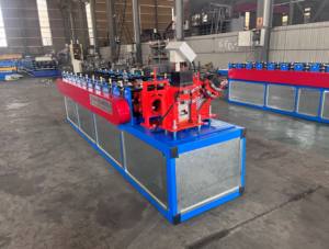 Machine de profilage de quilles en acier 2 en 1 pour profilés en C, en D, en U, en W, en T, en Omega, pour plafonds et ossatures métalliques, avec fonctions de poinçonnage de rainures et de profilage de poutrelles - Product Image 2