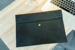 กระเป๋าใส่แล็ปท็อปแบบเรียบ LLS-0107B หนังคอมพิวเตอร์ใหม่ล่าสุด - Product Image 4