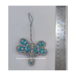 คุณภาพสูงที่ไม่ซ้ำกันเครื่องประดับคริสต์มาสแขวนสำหรับตกแต่งต้นไม้งานปักด้วยมือและงานลูกปัดพิมพ์กราฟิก - Product Image 4