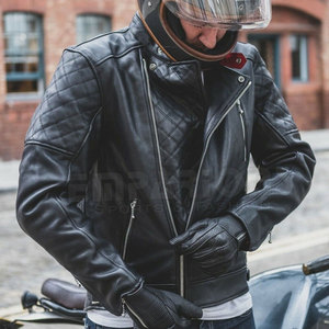 Chaqueta de cuero personalizada para hombre, producto superior Popular, de alta calidad, para motociclista callejero - Product Image 6