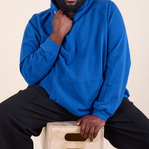 เสื้อฮู้ดพิมพ์ลายพัฟฟ์สำหรับผู้ชายเสื้อมีฮู้ดใส่ได้ทั้งชายและหญิงโลโก้ขนาดใหญ่ออกแบบได้ตามต้องการ - Product Image 6