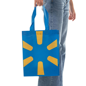 Sac de shopping en coton recyclable avec logo personnalisé tendance, sac fourre-tout en toile de coton écologique avec poche doublée - Product Image 4