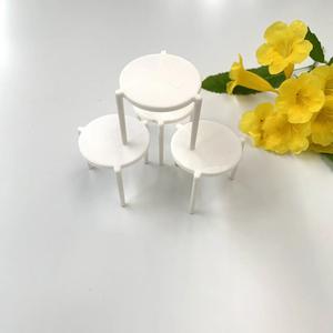 Servicio de comida para llevar desechable de tamaño 35mm Alta calidad Nuevo trípode de PP superior Soporte de pizza Piza Saver - Product Image 3