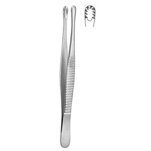 Fórceps de tejido ruso de alta calidad, 5,5 pulgadas, acabado Dall, instrumentos quirúrgicos médicos de acero inoxidable, fórceps de tejido - Product Image 5