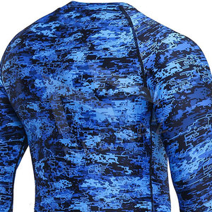 Vente en gros de haute qualité Jiu Jitsu Rash Guard personnalisé à manches longues MMA Compression Rash Guard pour hommes - Product Image 6