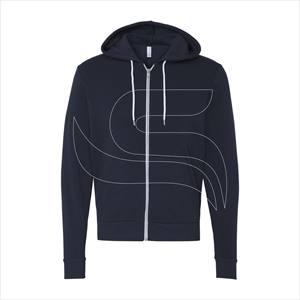 Streetwear à la mode doré imprimé hiver Sweat à capuche zippé imprimé sur toute la surface personnalisé pour hommes - Product Image 6