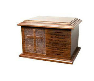 Venta al por mayor de urnas de cremación de madera hechas a mano de estilo americano moderno adulto hombre mujer funerario urnas decorativas - Product Image 2