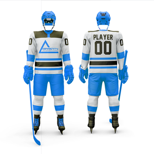 Personalizable Sublimado Deportes Kit Hombres Mujeres Niños Camisetas de hockey sobre hielo-OEM ODM Proveedor - Product Image 5