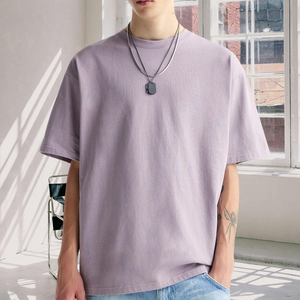 Camisetas de algodón orgánico 100% de calidad superior para hombre, diseño en blanco impreso con caja pesada, embalaje, ropa para hombre - Product Image 5