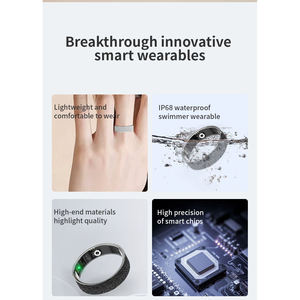 Bague connectée V3 en alliage, étanche IP68, moniteur de fréquence cardiaque, d'oxygène sanguin et de sommeil, tracker d'activité pour hommes et femmes, chargement magnétique - Product Image 5