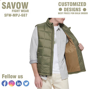 เสื้อแจ็คเก็ตพัฟเฟอร์ฤดูหนาวสำหรับผู้ชาย แฟชั่นลายสก็อต เสื้อกั๊กบุฉนวน ระบายอากาศ กันน้ำ มีกระเป๋า สำหรับวัยรุ่นและคู่รัก - Product Image 6