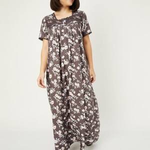 ชุดราตรีพิมพ์ลายดอกไม้แขนกุดมีกระเป๋า - Product Image 4