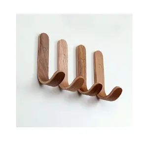 Wood Wall Hook decorative Clothes Key Hanger Coat Rack for Vintage Bathroom Accessories India handicraft