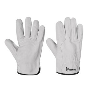 Guantes de Cuero para Hombre, Mitones Cortavientos para Motocicleta, Guantes de Cuero Genuino, Guantes de Piel de Cabra Personalizados para Hombre - Product Image 3
