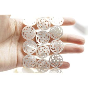 Chaîne de perles rondes élégantes en coquillage SG0060 - Product Image 6