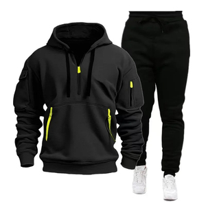 Ensemble de survêtements confortables à manches longues pour hommes de haute qualité pour le sport Survêtement nouveau style pour hommes personnalisé - Product Image 4