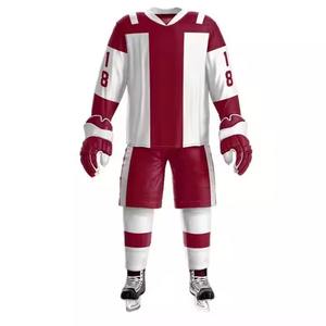 2025 Best-seller Uniforme de hockey sur glace pour hommes Vêtements de sport de haute qualité Ensembles de vente chaude avec sublimation personnalisée - Product Image 3