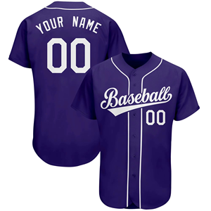Vente en gros OEM sublimation dégradé, maillot de baseball imprimé nom/numéro/logo personnalisés, uniformes de softball pour adultes/enfants - Product Image 5