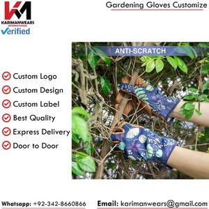 Gants en cuir résistants aux piqûres et aux coupures pour femmes, gants de sécurité pour le jardinage, le désherbage et le creusement - Product Image 4
